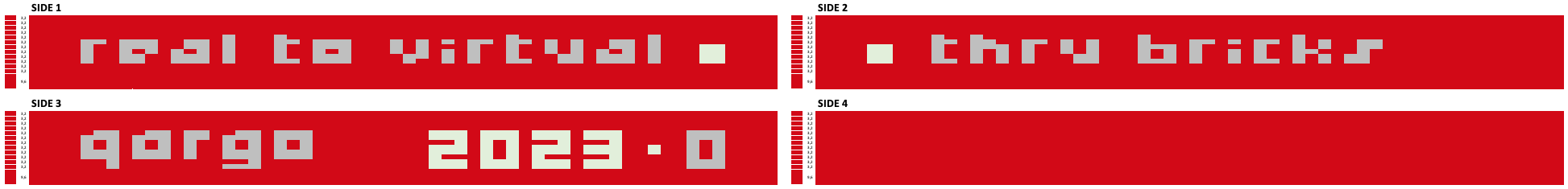 œuvre d’art, pop-art, lego, qr code, Odyssée Inaugurale : Œuvre Pixel Art Qargo N°0