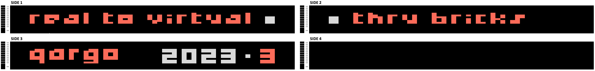 œuvre d’art, pop-art, lego, qr code, Exploration des Pixels : Œuvre Pixel Art Qargo N°3